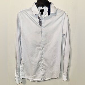H&M Off White Dress Shirt Button Down